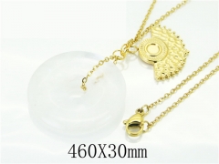 HY Wholesale Necklaces Stainless Steel 316L Jewelry Necklaces-HY92N0373HLY