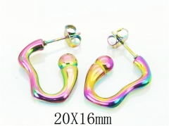 HY Wholesale Earrings 316L Stainless Steel Earrings-HY70E0804LW