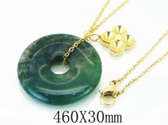 HY Wholesale Necklaces Stainless Steel 316L Jewelry Necklaces-HY92N0366HLA
