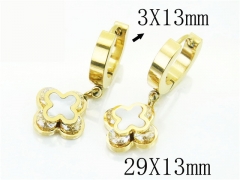HY Wholesale Earrings 316L Stainless Steel Earrings-HY32E0208HDD
