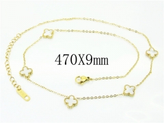 HY Wholesale Necklaces Stainless Steel 316L Jewelry Necklaces-HY32N0649HFF