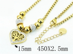 HY Wholesale Necklaces Stainless Steel 316L Jewelry Necklaces-HY32N0654HIT