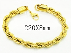 HY Wholesale Bracelets 316L Stainless Steel Jewelry Bracelets-HY40B1280OW
