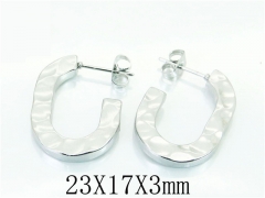 HY Wholesale Earrings 316L Stainless Steel Earrings-HY70E0807KC