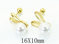 HY Wholesale Earrings 316L Stainless Steel Earrings-HY32E0214NL