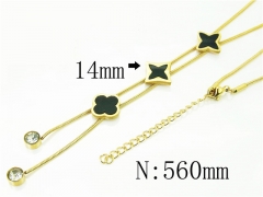 HY Wholesale Necklaces Stainless Steel 316L Jewelry Necklaces-HY34N0005NLD