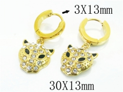HY Wholesale Earrings 316L Stainless Steel Earrings-HY32E0215PW