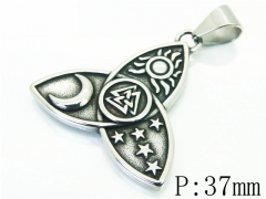 HY Wholesale Pendant 316L Stainless Steel Jewelry Pendant-HY22P0967HIC
