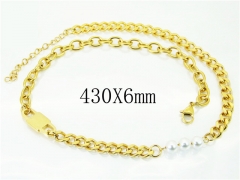 HY Wholesale Necklaces Stainless Steel 316L Jewelry Necklaces-HY06N0536HHZ