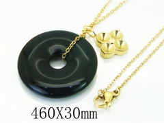 HY Wholesale Necklaces Stainless Steel 316L Jewelry Necklaces-HY92N0365HLW