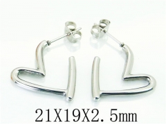 HY Wholesale Earrings 316L Stainless Steel Earrings-HY70E0812KE