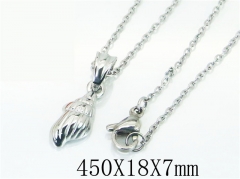 HY Wholesale Necklaces Stainless Steel 316L Jewelry Necklaces-HY64N0146LD