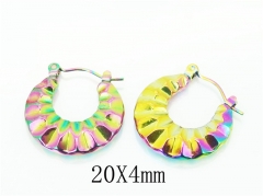 HY Wholesale Earrings 316L Stainless Steel Earrings-HY70E0864LS