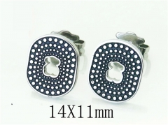 HY Wholesale Earrings 316L Stainless Steel Earrings-HY90E0365OX