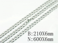 HY Wholesale Stainless Steel 316L Necklaces Bracelets Sets-HY40S0486OL