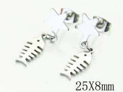 HY Wholesale Earrings 316L Stainless Steel Earrings-HY91E0379LT