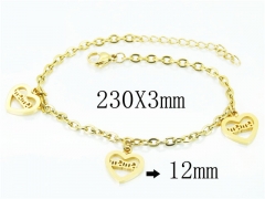 HY Wholesale Bracelets 316L Stainless Steel Jewelry Bracelets-HY91B0275PB