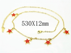HY Wholesale Necklaces Stainless Steel 316L Jewelry Necklaces-HY80N0573NA