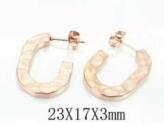 HY Wholesale Earrings 316L Stainless Steel Earrings-HY70E0811LE