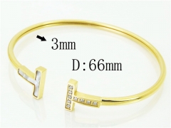 HY Wholesale Bangles Stainless Steel 316L Fashion Bangle-HY80B1383HJL