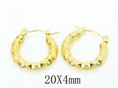 HY Wholesale Earrings 316L Stainless Steel Earrings-HY70E0883LW