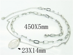 HY Wholesale Necklaces Stainless Steel 316L Jewelry Necklaces-HY56N0074HKX