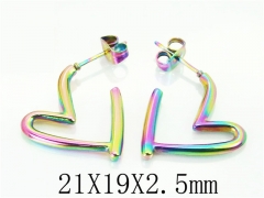 HY Wholesale Earrings 316L Stainless Steel Earrings-HY70E0814LU