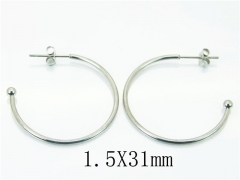 HY Wholesale Earrings 316L Stainless Steel Earrings-HY64E0485KS