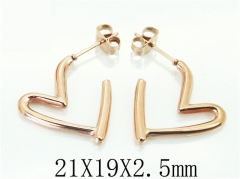 HY Wholesale Earrings 316L Stainless Steel Earrings-HY70E0816LT