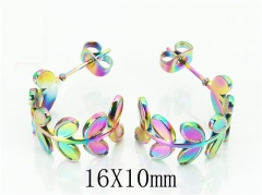 HY Wholesale Earrings 316L Stainless Steel Earrings-HY70E0899LW