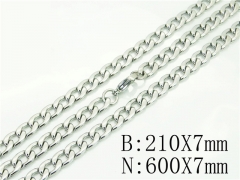 HY Wholesale Stainless Steel 316L Necklaces Bracelets Sets-HY40S0492PL