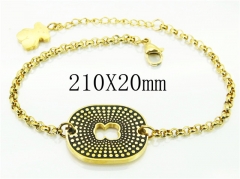 HY Wholesale Bracelets 316L Stainless Steel Jewelry Bracelets-HY90B0487HKZ