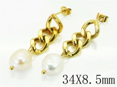 HY Wholesale Earrings 316L Stainless Steel Earrings-HY06E0321NA