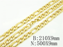 HY Wholesale Stainless Steel 316L Necklaces Bracelets Sets-HY40S0477HOX