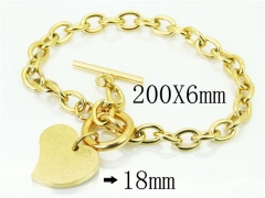 HY Wholesale Bracelets 316L Stainless Steel Jewelry Bracelets-HY91B0178OLB