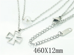 HY Wholesale Necklaces Stainless Steel 316L Jewelry Necklaces-HY56N0066HDD