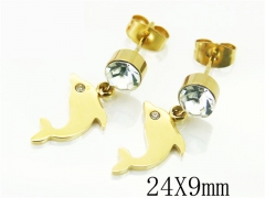 HY Wholesale Earrings 316L Stainless Steel Earrings-HY91E0402OE