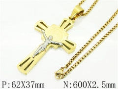 HY Wholesale Necklaces Stainless Steel 316L Jewelry Necklaces-HY09N1313HMX