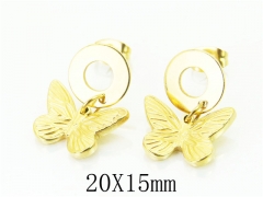 HY Wholesale Earrings 316L Stainless Steel Earrings-HY91E0365MX