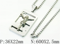 HY Wholesale Necklaces Stainless Steel 316L Jewelry Necklaces-HY09N1294HJS