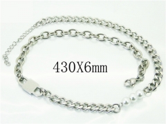 HY Wholesale Necklaces Stainless Steel 316L Jewelry Necklaces-HY06N0537PA