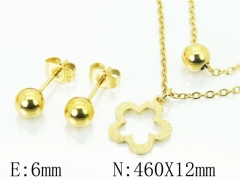 HY Wholesale Jewelry 316L Stainless Steel Earrings Necklace Jewelry Set-HY91S1335OQ