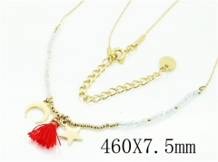 HY Wholesale Necklaces Stainless Steel 316L Jewelry Necklaces-HY56N0055HHX