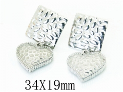 HY Wholesale Earrings 316L Stainless Steel Earrings-HY91E0355LG