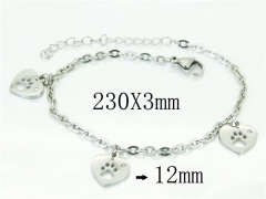 HY Wholesale Bracelets 316L Stainless Steel Jewelry Bracelets-HY91B0210PW