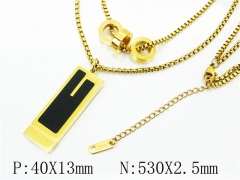 HY Wholesale Necklaces Stainless Steel 316L Jewelry Necklaces-HY09N1287HKD