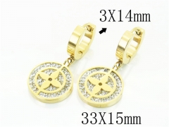 HY Wholesale Earrings 316L Stainless Steel Earrings-HY32E0210HHD