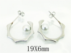 HY Wholesale Earrings 316L Stainless Steel Earrings-HY06E0325NX