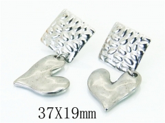 HY Wholesale Earrings 316L Stainless Steel Earrings-HY91E0357LB