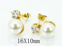 HY Wholesale Earrings 316L Stainless Steel Earrings-HY64E0489HEE